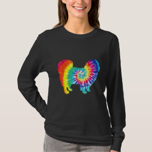 Camiseta Cachorro Corante Hippie Pekingese Retro Puppy