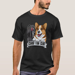 Camiseta Cachorro Corgi Cachorrinho Brincalhão Fã Clube Cor