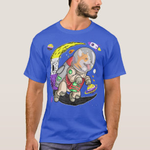 Camiseta Cachorro Corgi Cortado No Espaço Genderque Agender