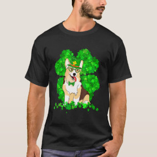 Camiseta Cachorro Corgi Legal São Patrício Dia de São Patrí