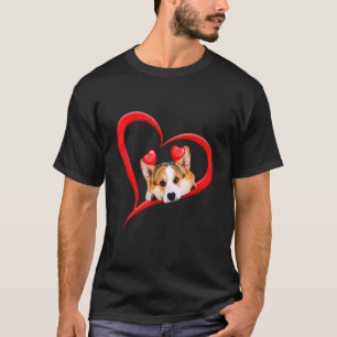 Camiseta Cachorro Corgi Namorado Pet Cachorrinho