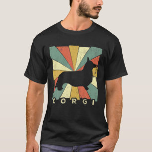 Camiseta Cachorro Corgi Retro 70S Vintage