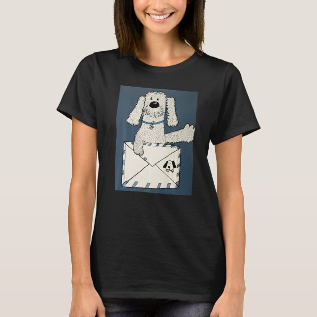 Camiseta Cachorro-correio de porco (Frente)