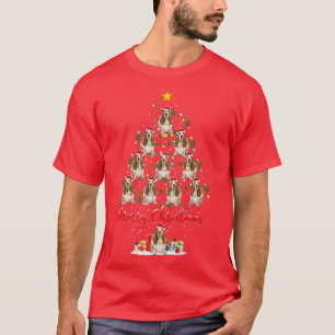 Camiseta Cachorro Correspondente Papais noeis Bloodhound Na