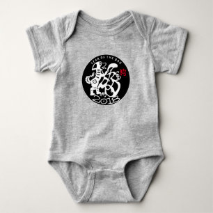 Camiseta Cachorro Cortado Chinês Ano Novo 2018 Bebê-Roupa