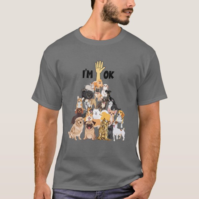 Camiseta Cachorro Cortado E Presente De Sobremesas (Frente)