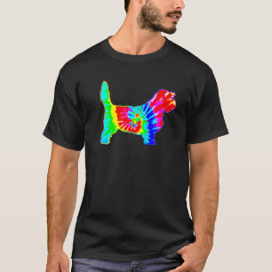 Camiseta Cachorro Cortante Hippie Petit Basset Griffon Vend