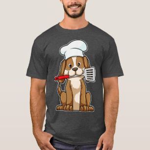 Camiseta Cachorro cozido com espátula de Chefs
