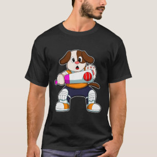 Camiseta Cachorro Críquete Críquete T Esportes 
