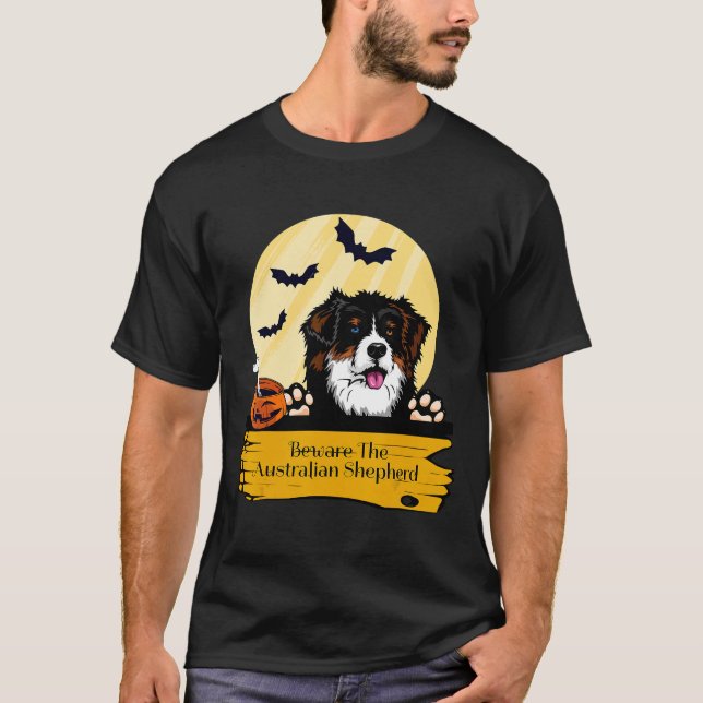 Camiseta Cachorro Cuidado O Cachorro (Frente)