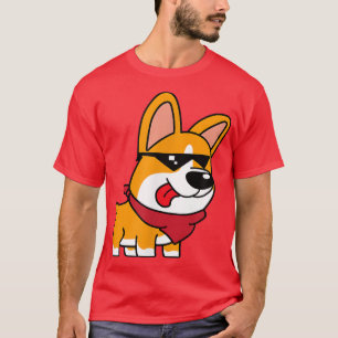 Camiseta Cachorro Cute Corgi Funny Corgi Art -738