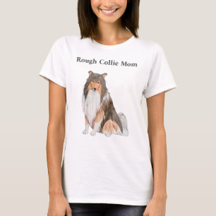 Camiseta Cachorro da Família Collie Mamãe Collie