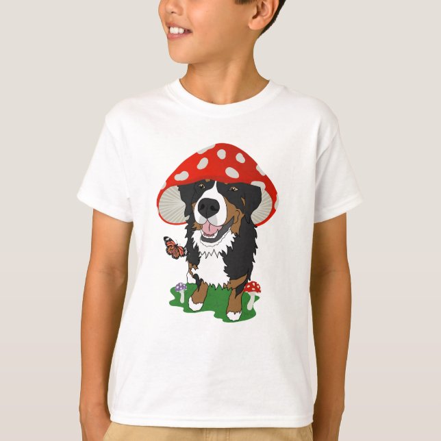 Camiseta Cachorro da Montanha Bernese (Frente)