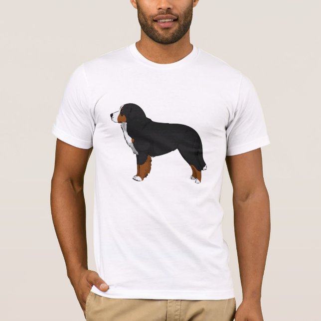 Camiseta Cachorro da Montanha Bernese (Frente)
