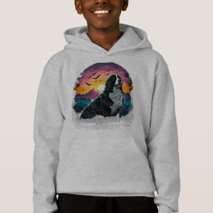 Camiseta Cachorro da Montanha Bernese com Vista de Montanha