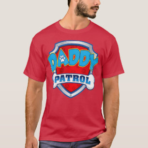 Camiseta Cachorro da Patrulha pai Mãe Pai Engraçada Festa d