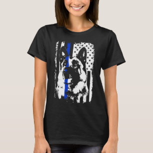 Camiseta Cachorro da Polícia do German shepherd K9, linha