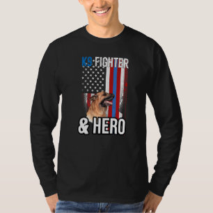 Camiseta Cachorro da Polícia Mãe Pastora Cachorro Mãe 4