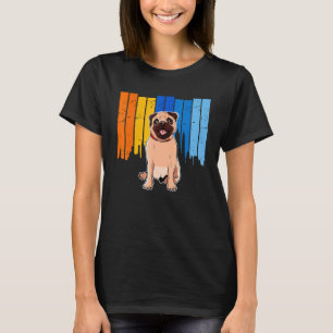 Camiseta Cachorro da Raça Pug Carlin Mops Antigo Fofo