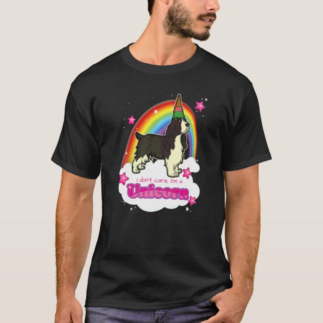 Camiseta Cachorro da Raça Springer Spaniel Inglês  3 (Frente)