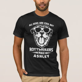 Camiseta Cachorro da Regra do Rottweiler legal