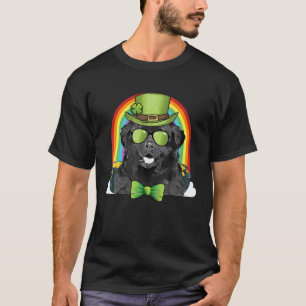 Camiseta Cachorro da Terra Nova Leprechaun Funny Dia de São