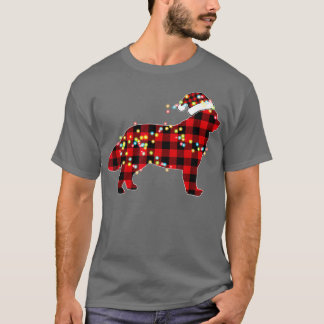 Camiseta Cachorro da Terra Nova - Xadrez Vermelha