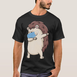 Camiseta Cachorro Dabitando Com Máscara De Máscara