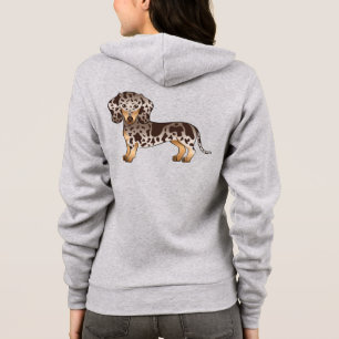 Camiseta Cachorro Dachshund De Pelo Curto Chocolate E Marro