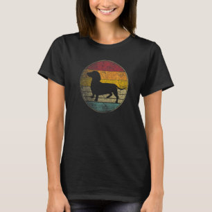 Camiseta Cachorro Dachshund Sol Retro Cachorrinho Pet 70s 8