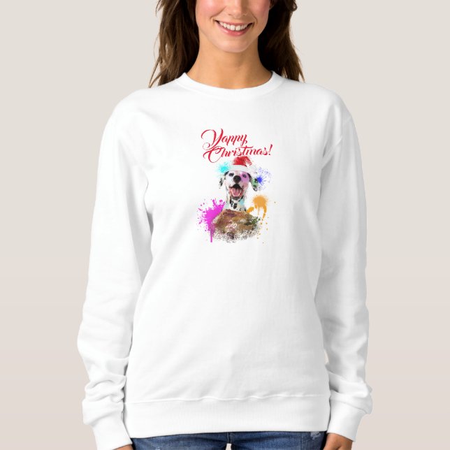 Camiseta Cachorro Dalmaciano Cute Personalizável (Frente)