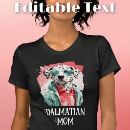 Camiseta Cachorro Dalmaciano Mamãe