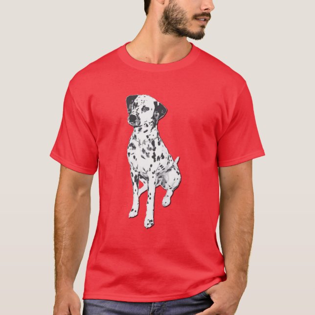Camiseta Cachorro Dalmaciano Sparky (Frente)