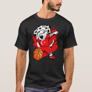 Camiseta Cachorro Dalmaciano Turquia Basquete Jersey Bba