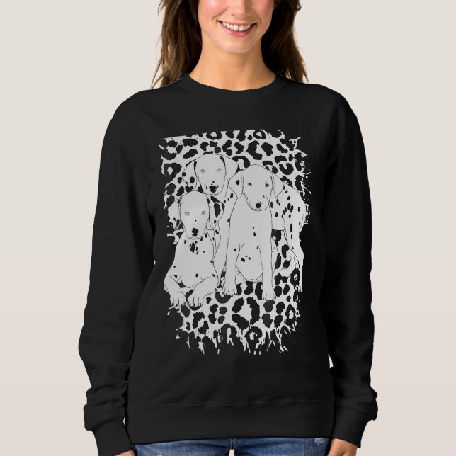 Camiseta Cachorro dálmata adorável  (Frente)