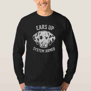 Camiseta Cachorro Dálmata Fofinho Orelhas Levantadas Amante