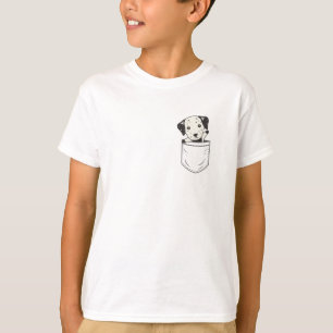 Camiseta Cachorro Dalmático Cachorro de Cachorro do Retrião
