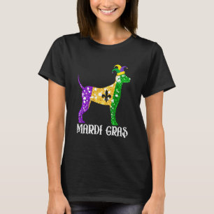 Camiseta Cachorro Dalmático Cachorro Lover Mardi Partido Je