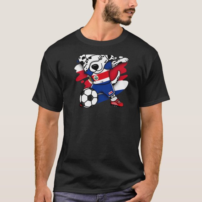 Camiseta Cachorro Dalmático Costa Rica Caçadores Jerônimos (Frente)