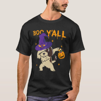Camiseta Cachorro das Bruxas Que Dabbing Pumpkins Animal L