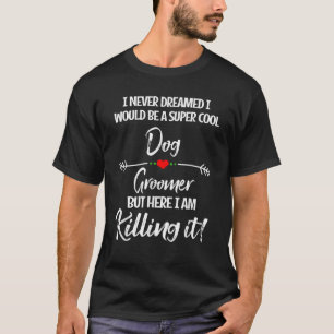 Camiseta Cachorro-das-Mães Presente Pet Alinhando Cachorro-