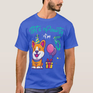 Camiseta Cachorro de 5 anos de idade Cachorro 5 Par de Vamo