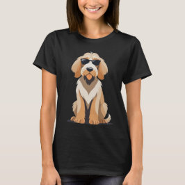 Camiseta Cachorro-de-água com Óculos de Sol Cool