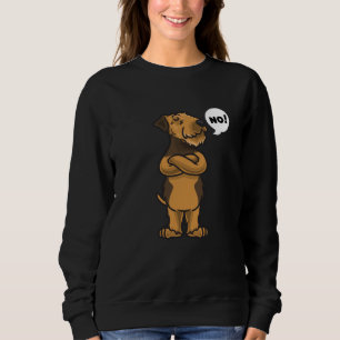 Camiseta Cachorro de Airedale Terrier Stubborn