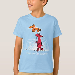 Camiseta Cachorro de Aniversário com Animal Balão