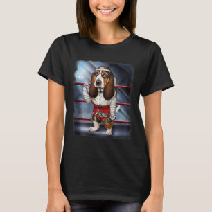 Camiseta Cachorro de Aposta Como Campeão de Boxe Tailandês