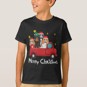 Camiseta Cachorro de Árvore de Natal do Cocker Spaniel Mãe