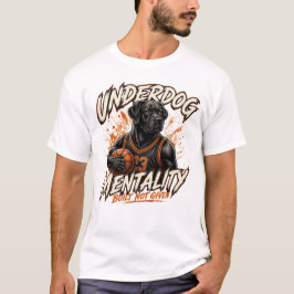 Camiseta Cachorro de Basquetebol Labrador Preto