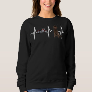 Camiseta Cachorro de Batimento Cardíaco Português de Motoci