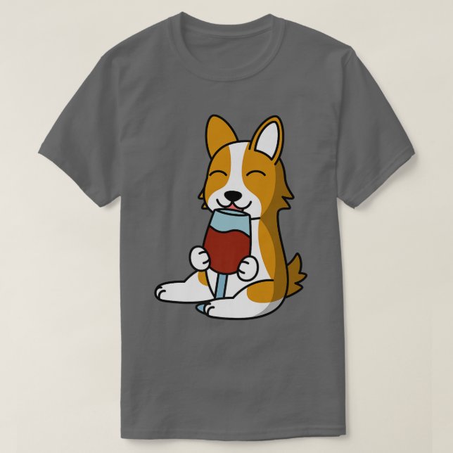 Camiseta Cachorro de Bebendo284 (Frente do Design)